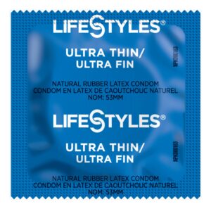 Lifestyles® Ultra Thin Lubricated Latex Condom