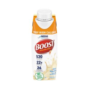 Boost? Very High Calorie Vanilla Nutritional Drink, 8-ounce carton