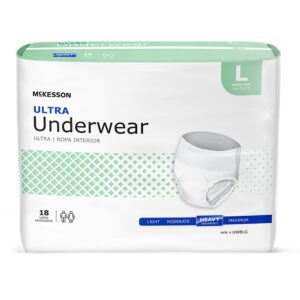 McKesson Ultra Heavy Absorbent Underwear, Large