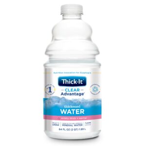 Thickened Water Thick-It® Clear Advantage®64 oz. Bottle Unflavored Liquid IDDSI Level 2 Mildly Thick