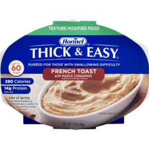 Thick & Easy® Purees Maple Cinnamon French Toast Puree Thickened Food, 7-ounce Tray