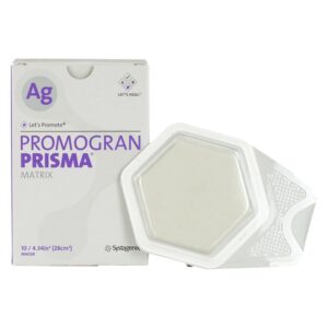 Promogran Prisma® Matrix Hexagonal Sterile Collagen Dressing with Silver, 4-1/3 x 4-1/3 Inch