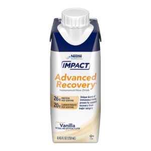 Oral Supplement Impact Advanced Recovery®Vanilla Flavor Liquid 8.45 oz. Reclosable Carton