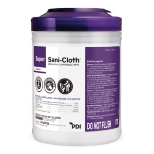 Super Sani-Cloth® Surface Disinfectant Wipe, Large Canister