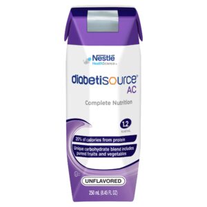 Diabetisource®AC Tube, Unflavored Feeding Formula, 8.45 oz. Carton Tube