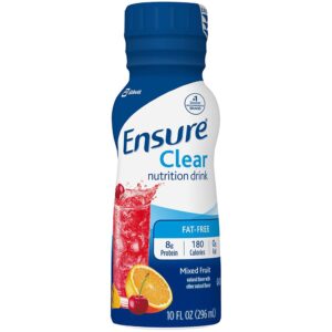 Ensure®Oral Supplement, Clear Mixed Fruit Flavor Liquid 10 oz. Bottle