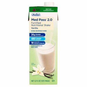 Med Pass® 2.0 Vanilla Fortified Nutritional Shake, 32 ounce carton