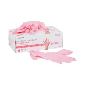 McKesson Pink Nitrile® Exam Glove, Small