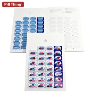 Pill Thing Monthly - Cold Seal Blister Book Fold Cards